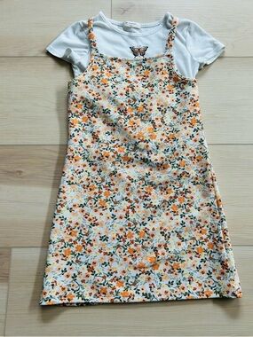 Girls 2 piece dress/shirt set